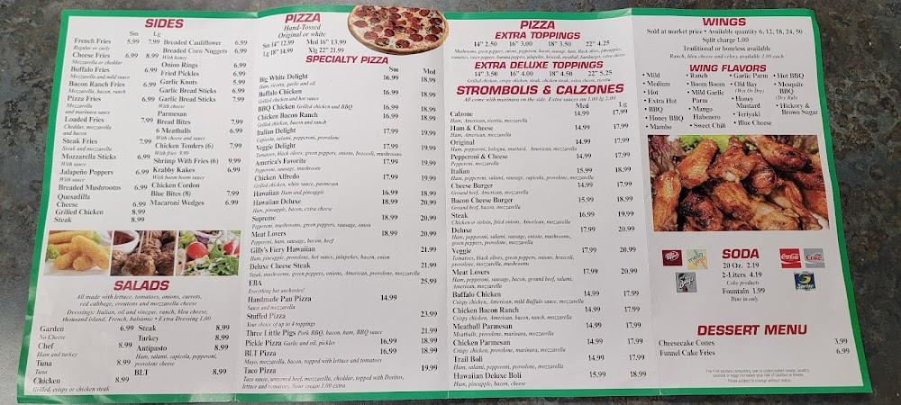 Trail Pizza and Subs Menu image 1
